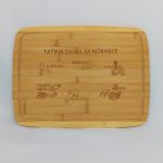 Velika daska s natpisom po želji