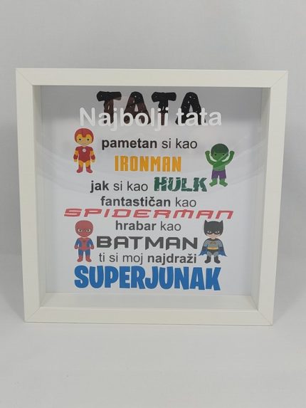 Personalizirani okvir 25x25cm